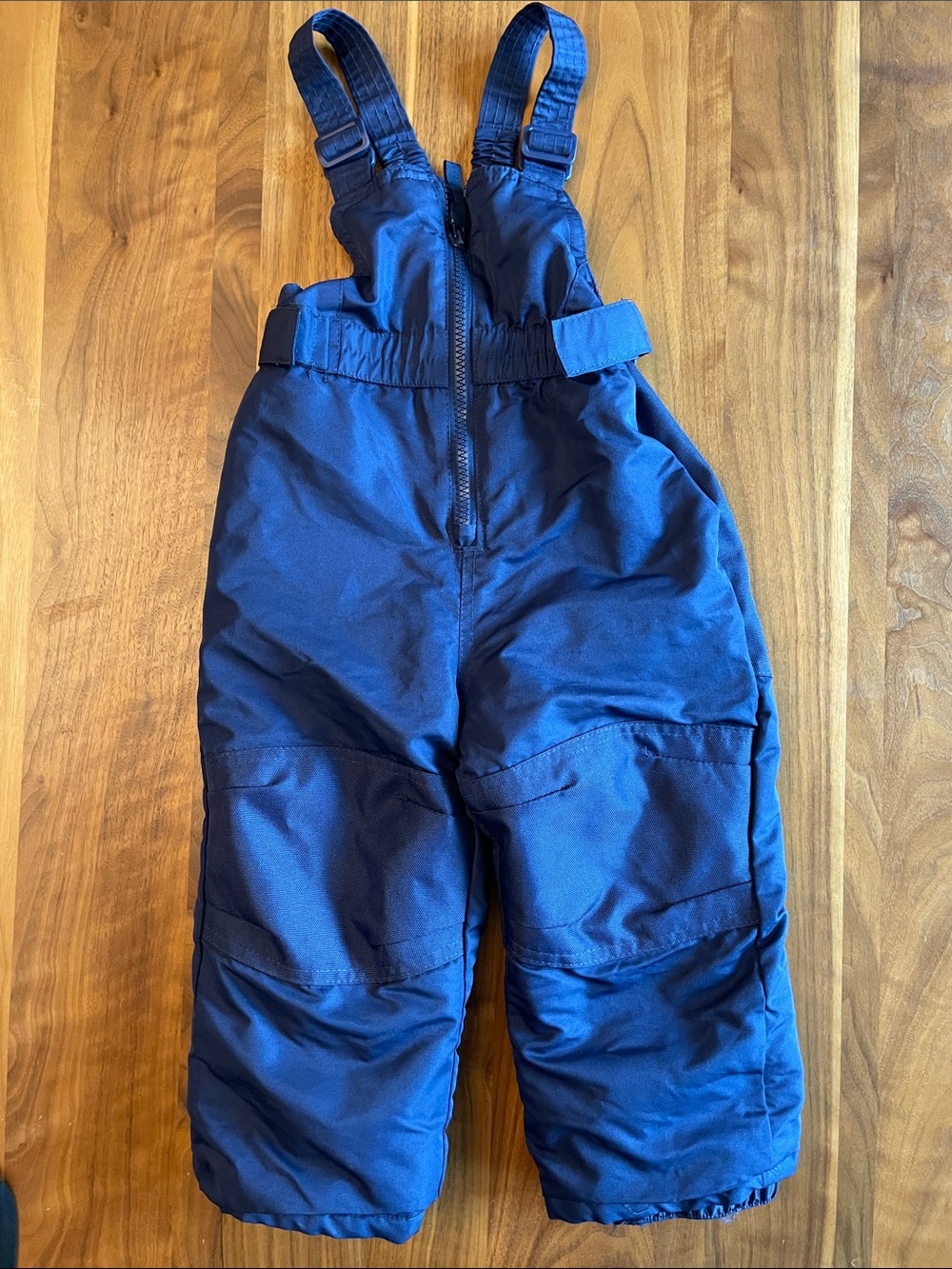 Kids Navy Snow Bibs
